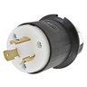 HBL2321 - LKG Plug, 20A 250V, L6-20P, B/W - Wiring Device-Kellems
